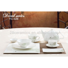 Роскошный тонкий набор столов фарфора, тонкий фарфор 16pcs чайный сервиз